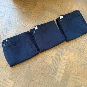 Lot of 3 | Cat & Jack | Boys Uniform Pants Navy | Size 14 Husky | EUC